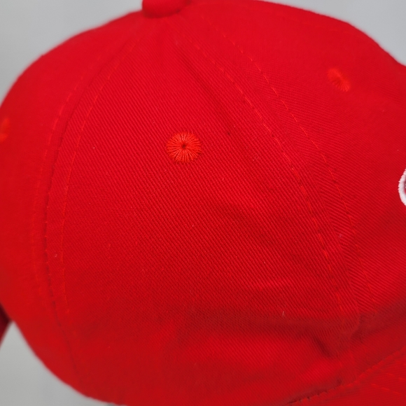 Bubba Gump Baseball Cap Shrimp Co.  Embroidered Adjustable Red Baseball Cap Hat - Picture 8 of 14